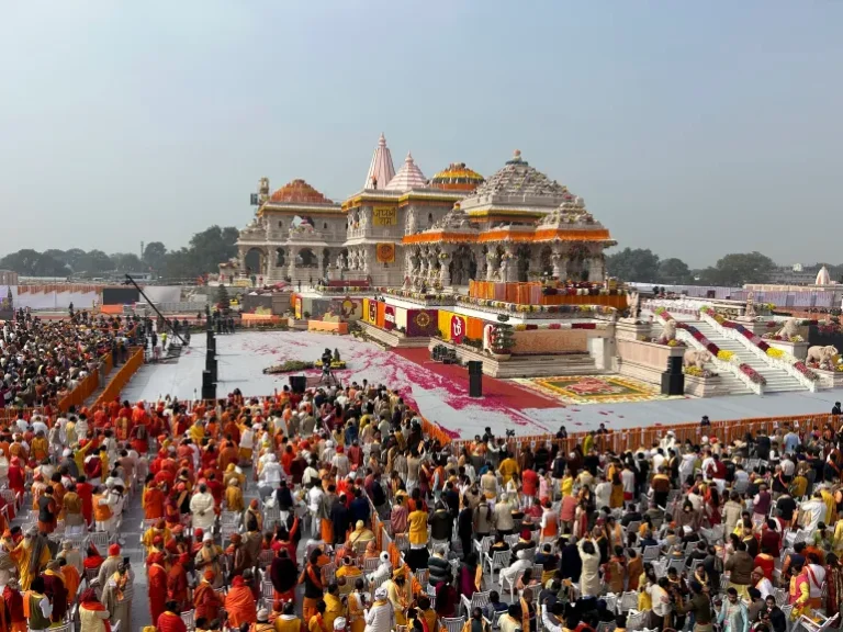 Ayodhya Ram Mandir: Indian Prime Minister Modi dedicates a Hindu shrine on the site of the destroyed Babri mosque