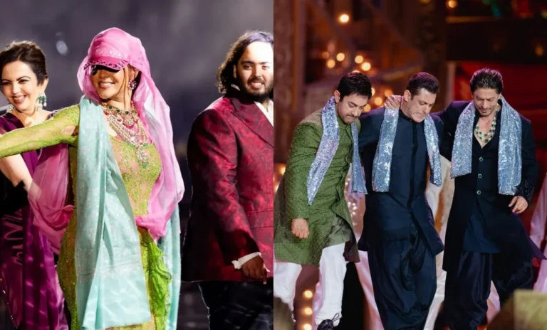 The most exquisite Indian diamonds adorn Rihanna’s royal pink appearance in never-before-seen photos from Anant Ambani’s pre-wedding celebration.